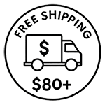 Free Shipping $80+