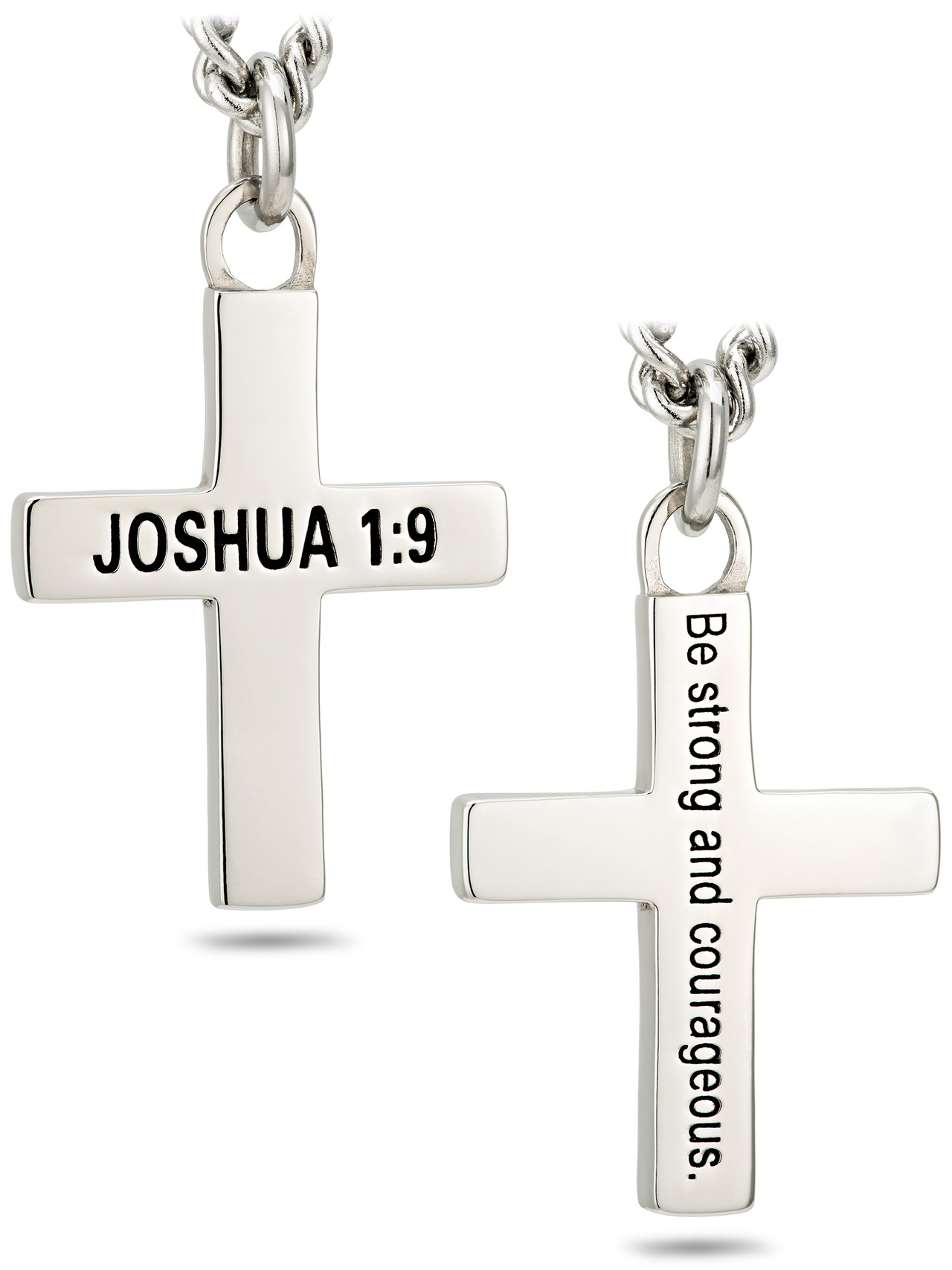 Josh Stainless Cross and Necklace main image 0