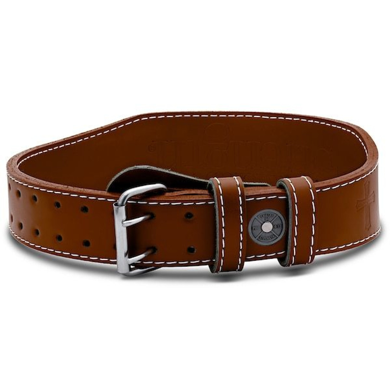 Brown Leather Weightlifting Belt | CrossFit Weightlifting Belt