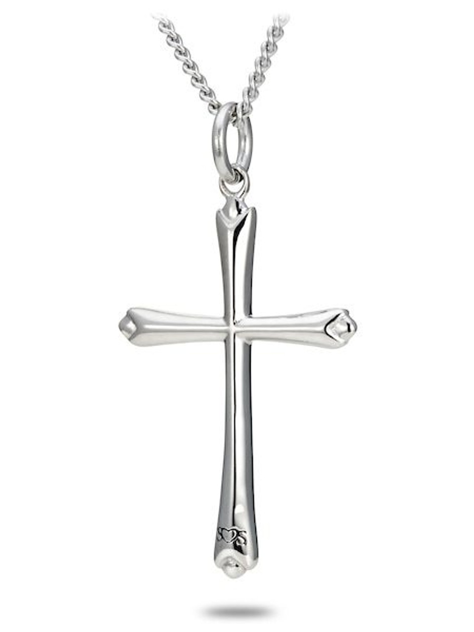 Thin Cross Pendant Necklace | John 19:30