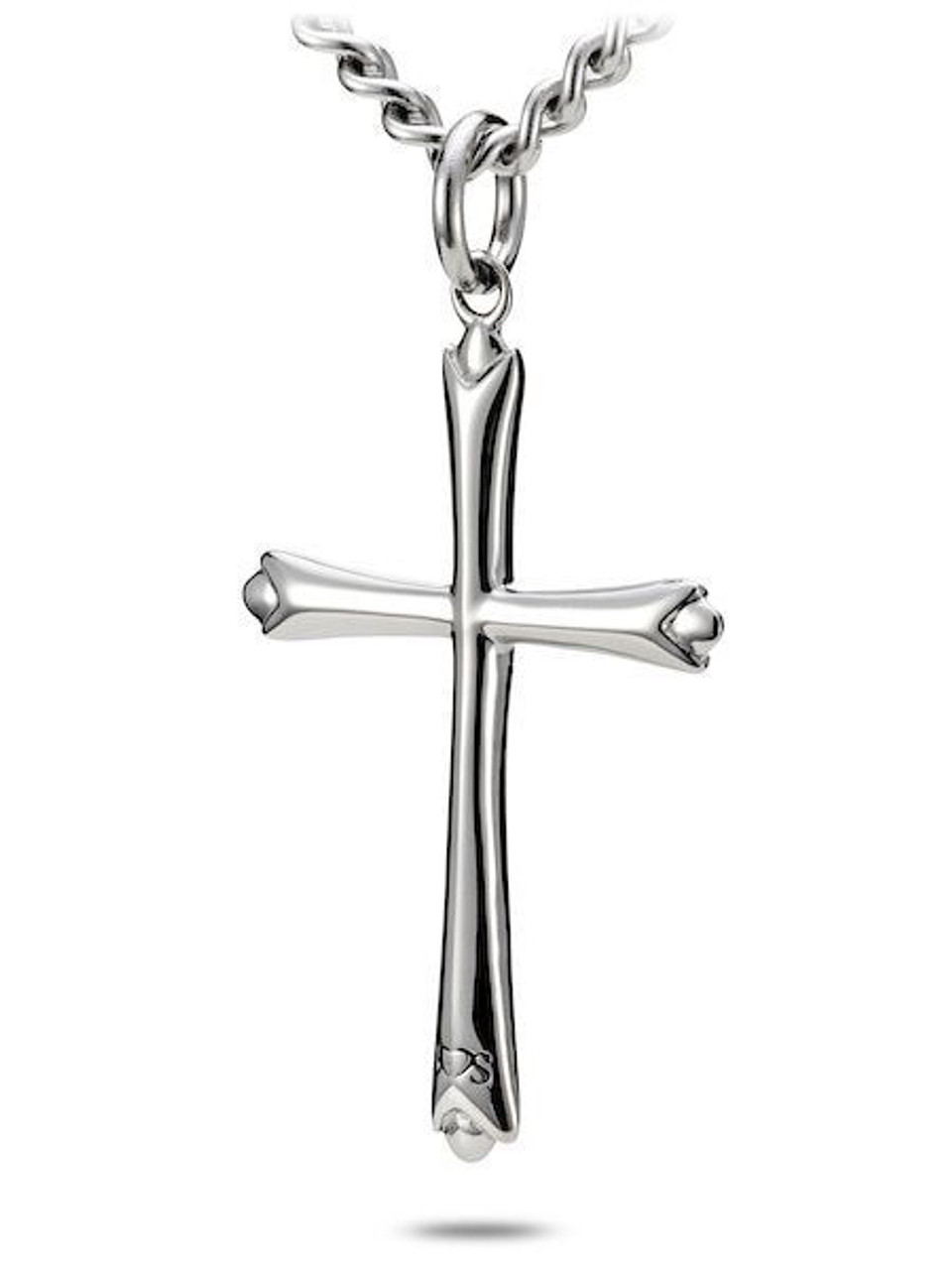 Men s Thin Cross Necklace John 19 30