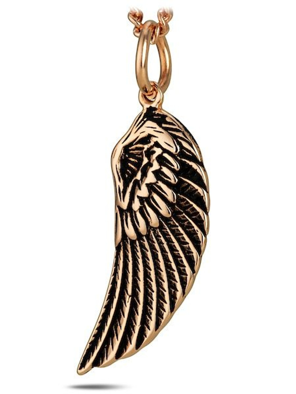 Large Metal Angel Wing Bag Charm