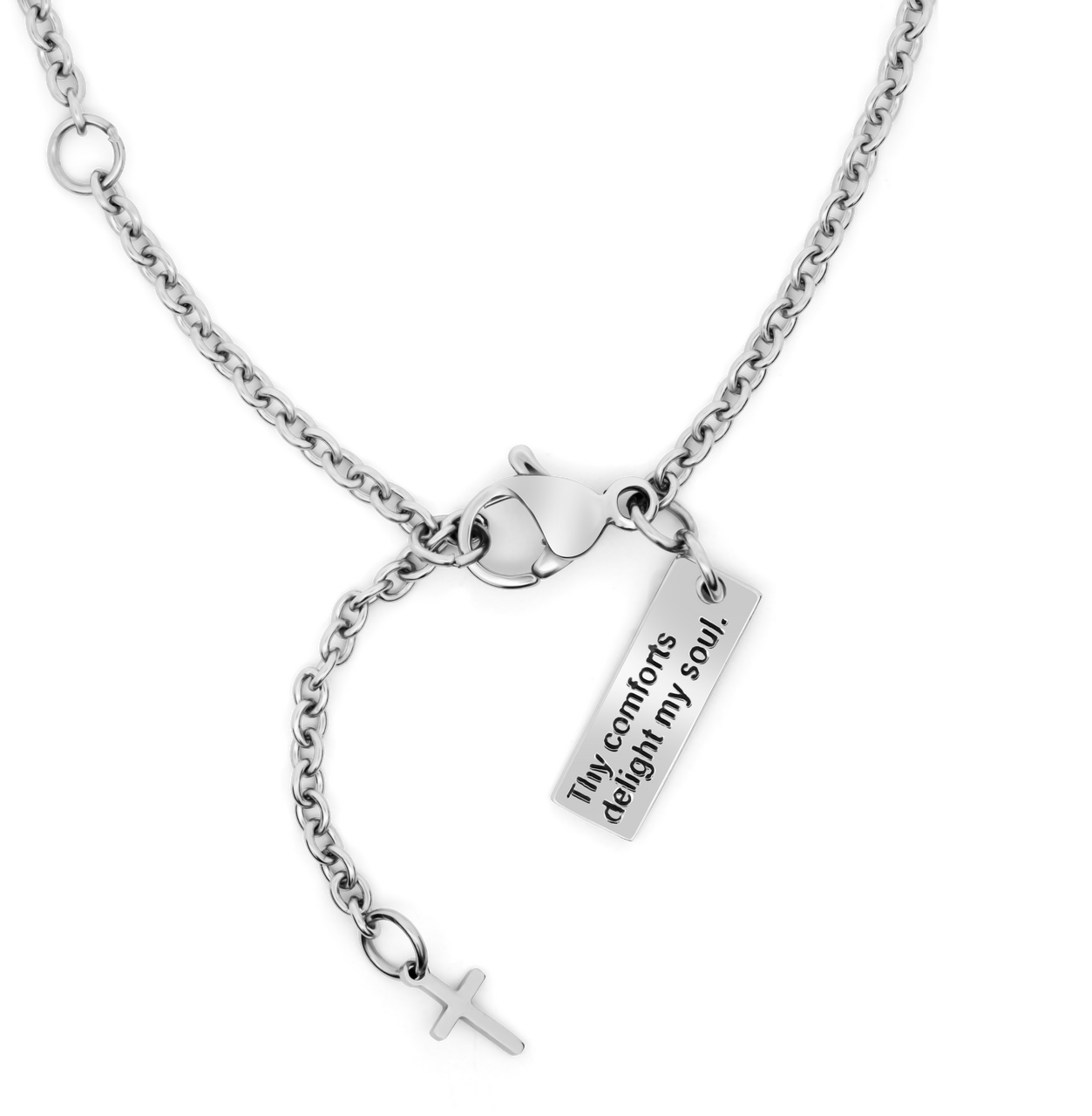 Cross Love Necklace | Psalm 94:19