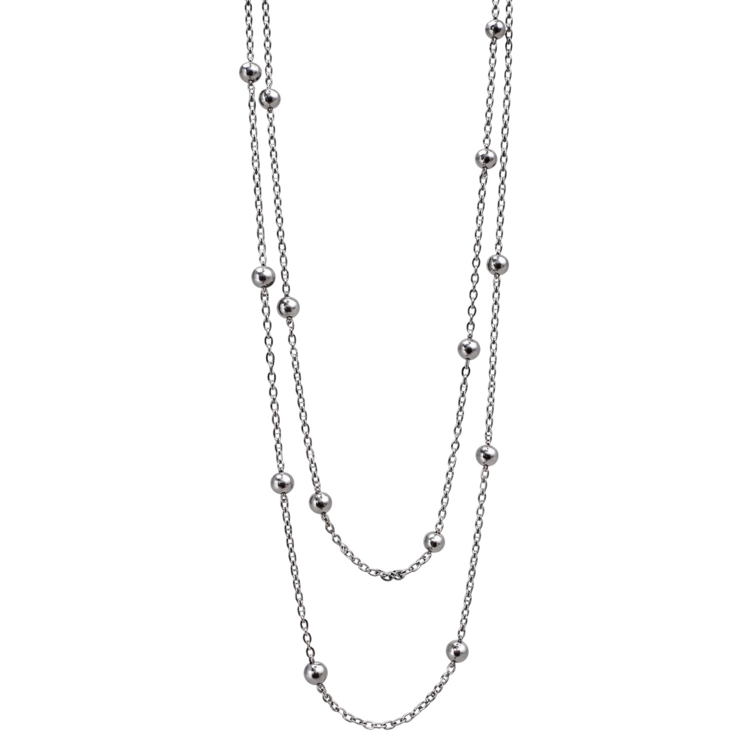 Shields of Strength Zechariah 4:6 Bead Station Double Necklace