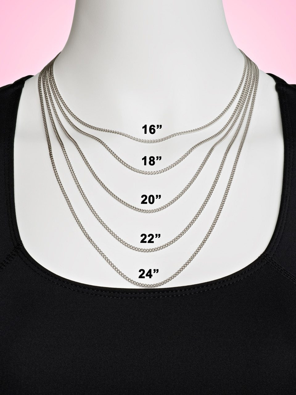 Stainless Steel Genesis 31:49 Split Shield 2-Part Necklace