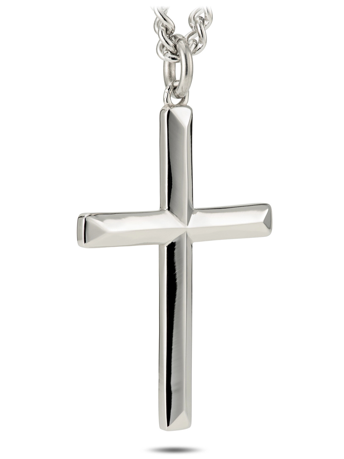 John 19:30 Men's Ridge Cross Necklace | Shields of Strength
