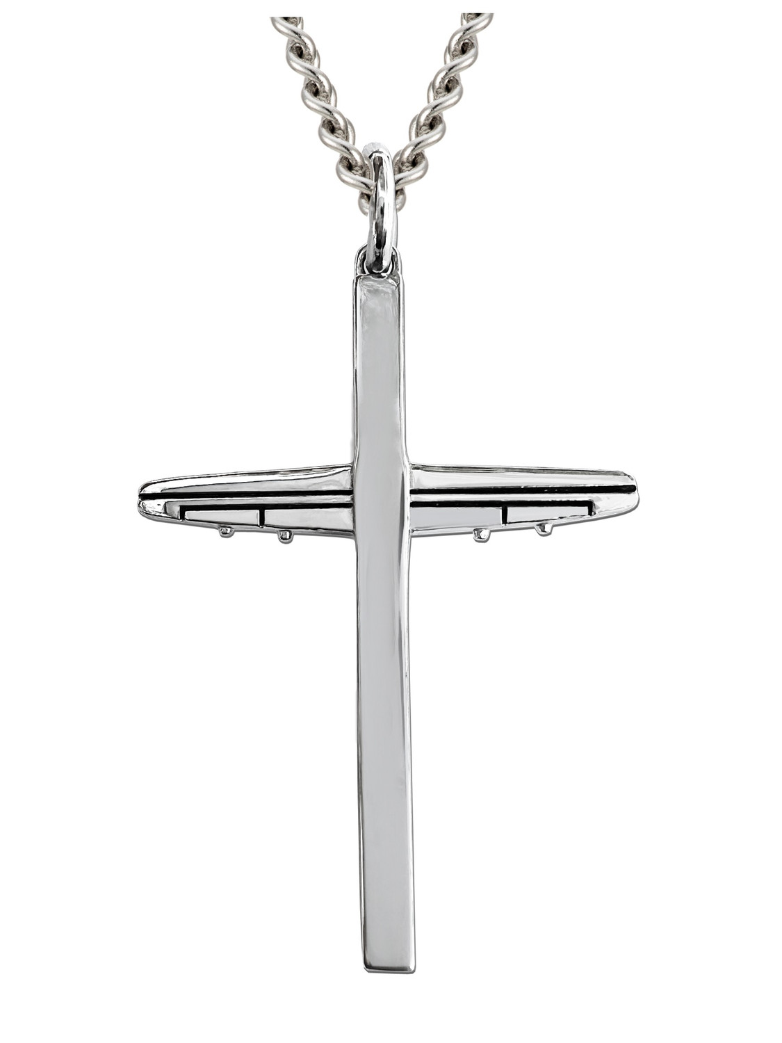 Airplane Cross Necklace Isaiah 40:31