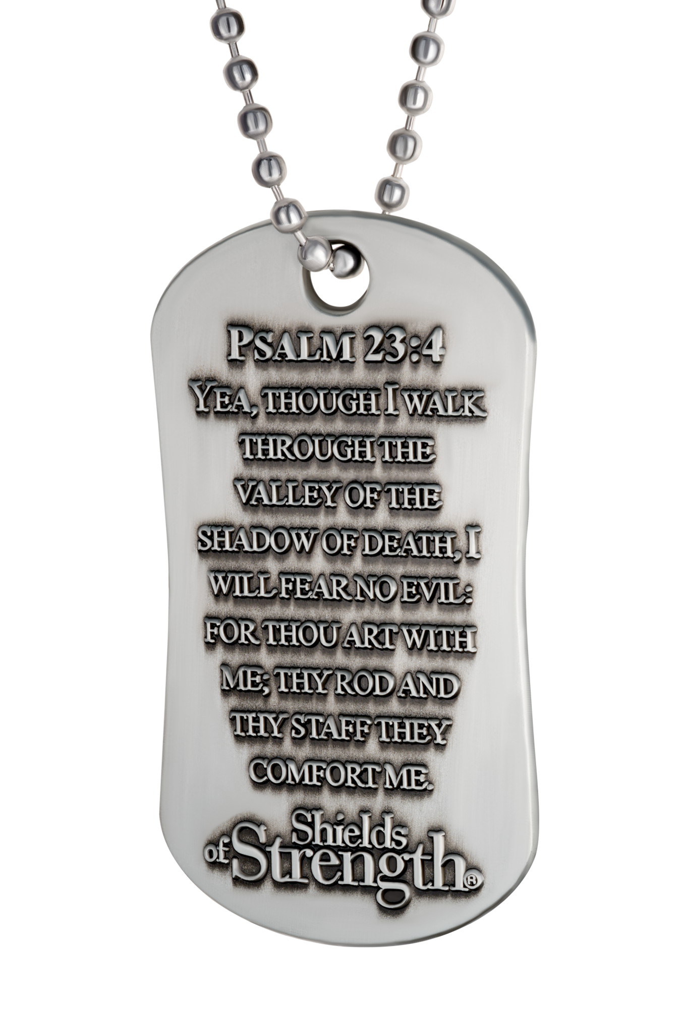 Challenge Coin 27-in. Stainless Steel Dog Tag Chain