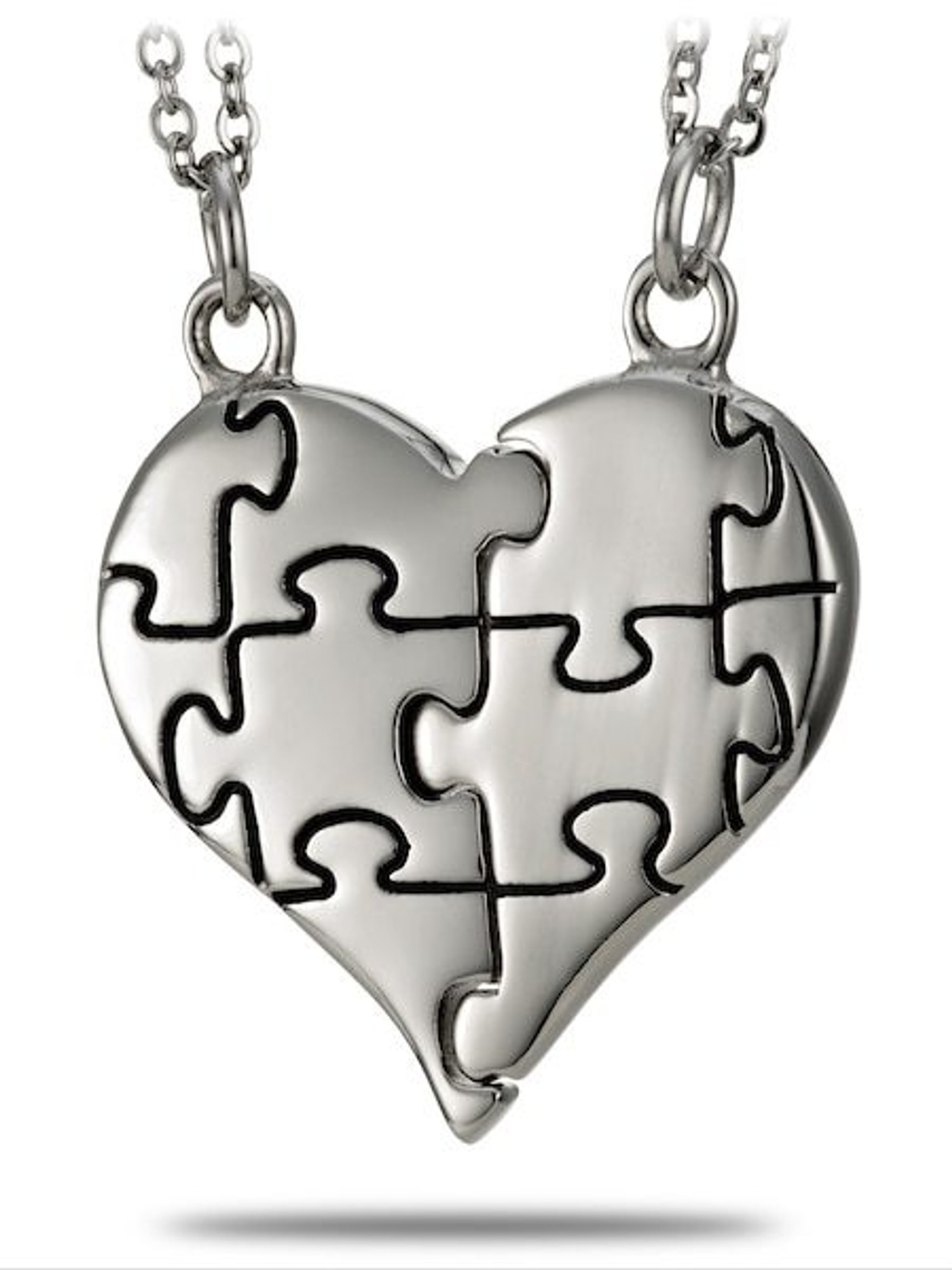 Jigsaw Puzzle Piece Crystal Necklace ASD Aspergers Autism Awareness Support  Gift | eBay