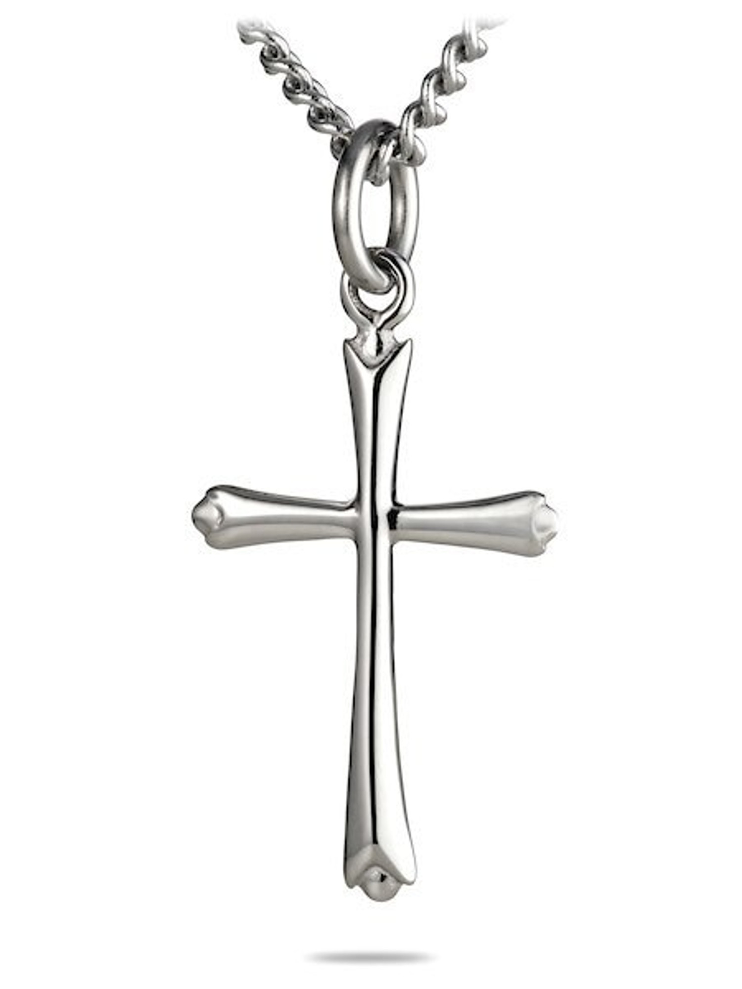 Women's Mini Thin Cross Necklace-John 19:30