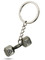 Shields Of Strength Antique Finish Dumbbell Fitness Key Chain-Phil.4:13- Back View