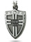 Shields of Strength Isaiah 54:17-Antique Finish Battle Shield-Front View