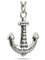 Women's Stainless Steel Large Anchor Necklace-Hebrews 6:19