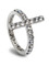 Shields Of Strength Women's Stainless Steel Cross Ring accented with Swarovski Crystals-John 19:30- Front View