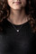 Mother Of Pearl Heart Shaped Gemstone Necklace- 1 Corinthians 13:8