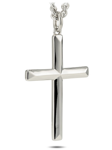 Men's Ridge Cross Necklace John 19:30