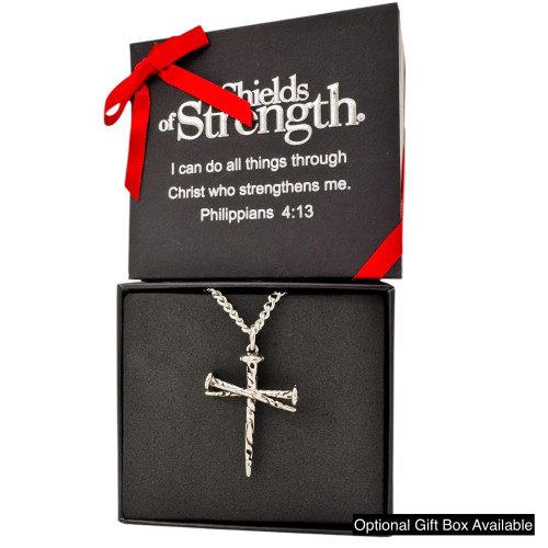 Men's Nail Cross Necklace-John 19:30