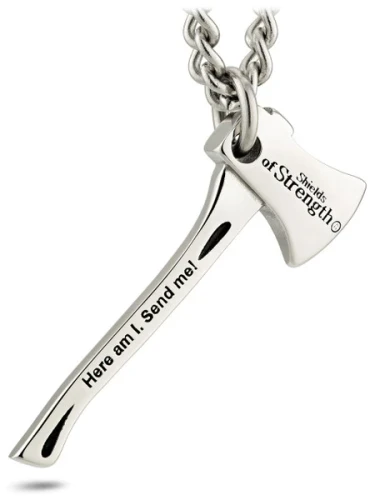 Men's Axe Necklace - Isaiah 6:8