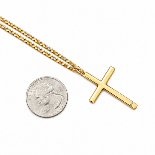 Women's Philippians 4:13 Cross Necklace