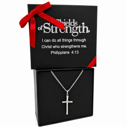 Women's Stainless Faith, Hope, Love Cross Necklace