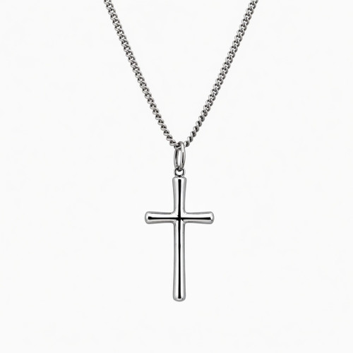 Women's Stainless Faith, Hope, Love Cross Necklace