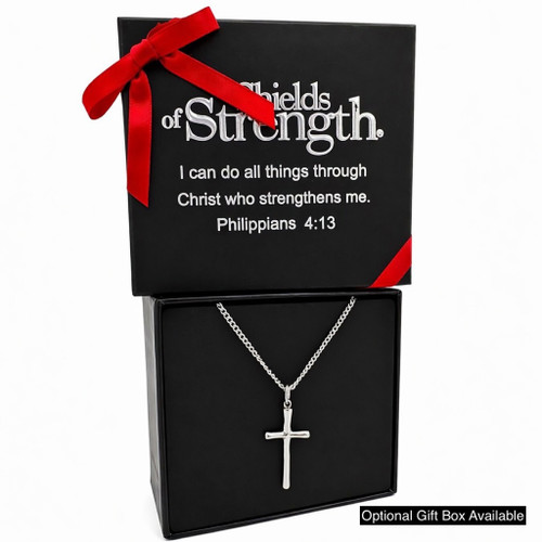 Women's Stainless Faith, Hope, Love Cross Necklace