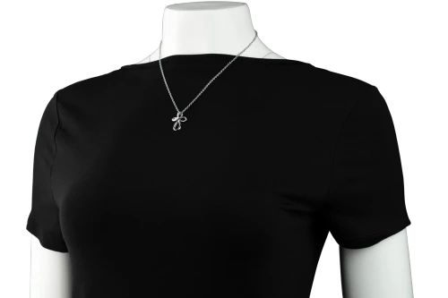 Women's Stainless Be Still And Know Cross Necklace