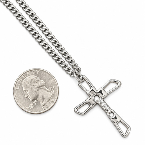 Fishers of Men Cross Necklace - Matthew 4:19