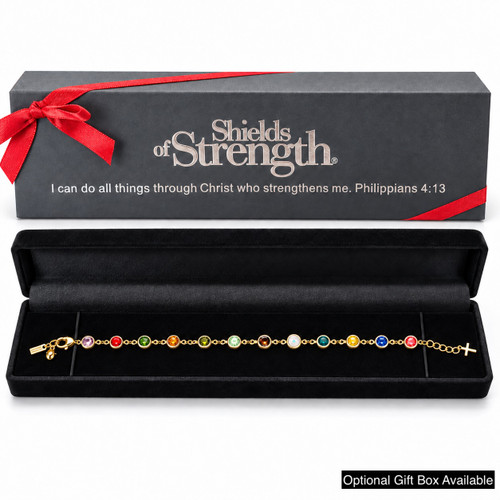 Women's Gemstone Station Bracelet - Revelation 21:5