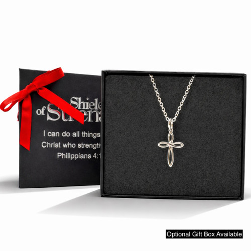 Women's Forever The Same Cross Necklace- Hebrews 13:8