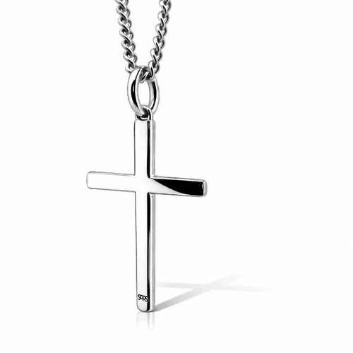 Women's Small Philippians 4:13 Cross Necklace