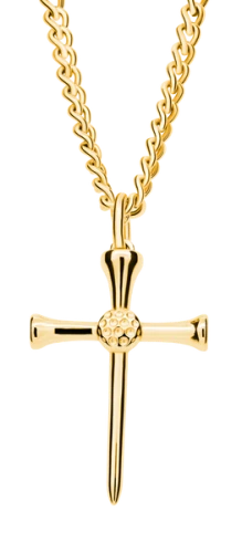 Men's Golf Ball & Tee Cross Necklace Phil 4:13