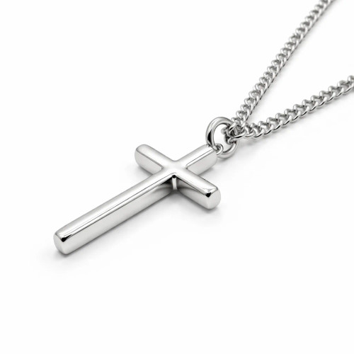 Stainless Men's Send Me Cross Pendant- Isaiah 6:8