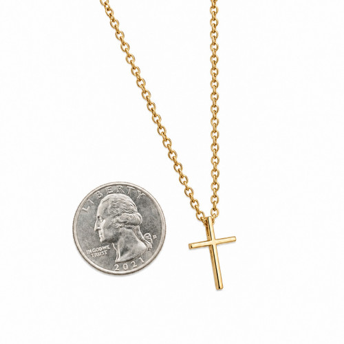 Stainless Women's Send Me Cross Necklace- Isaiah 6:8