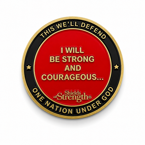 U.S. Army Challenge Coin – Red, White & Blue