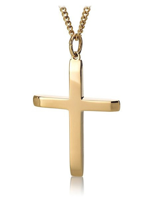 Women's Tapered Cross Necklace-John 19:30