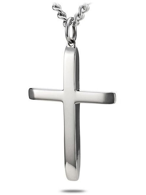 Buy Peora Stainless Steel Black Cross Pendant for Men Boys (PFCP64) Online