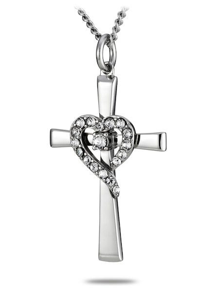 Women's Stainless Steel Cross Necklace 