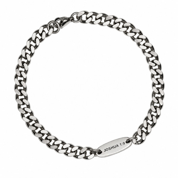 Men's Be Strong And Courageous Bracelet- Joshua 1:9