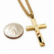 Men's Flag Cross Necklace Proverbs 30:5 by Shields of Strength