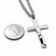 Men's Flag Cross Necklace Proverbs 30:5 by Shields of Strength