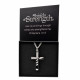 Men's Flag Cross Necklace Proverbs 30:5 by Shields of Strength
