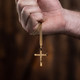 Men's 'It Is Finished' Cross Necklace Inscribed with John 19:30