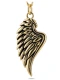 Women's Angel Wing Necklace-Psalm 34:7