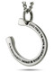 Shields of Strength Women's Stainless Steel Horseshoe Necklace-1 Corinthians 16:13 Back View