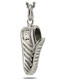 Shields Of Strength Stainless Steel Mini Shoe Necklace-Isaiah 46:4-Front View
