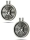 Men's Stainless Weight Plate with Antique Finish-Phil 4:13