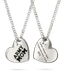 Shields of Strength Women's Stainless Steel Army Mom Necklace-1 Corinthians 13:7–8-Front and Back View