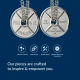 Men's High Relief Weight Plate Necklace-Phil 4:13