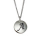Shields Of Strength Women's Stainless Steel Initial Pendant Necklace-Isaiah 43:1- Front View